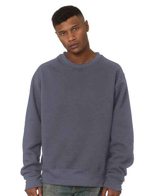 Bayside Unisex USA-Made Super Heavy Oversized Crewneck Sweatshirt