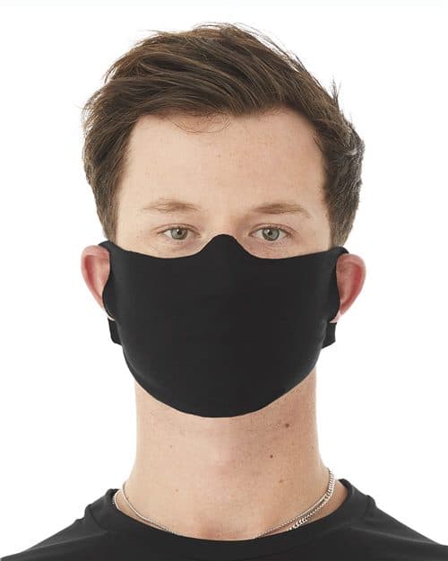 BELLA + CANVAS Lightweight Fabric Face Mask - CVC 52/48 Cotton/Poly