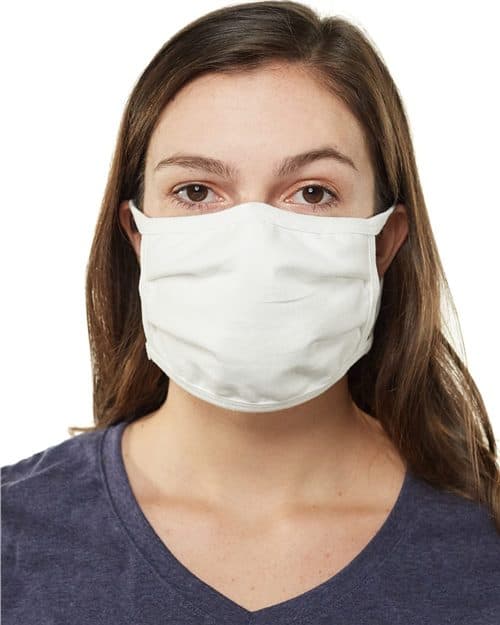 Hanes 3-Ply Cotton Face Mask