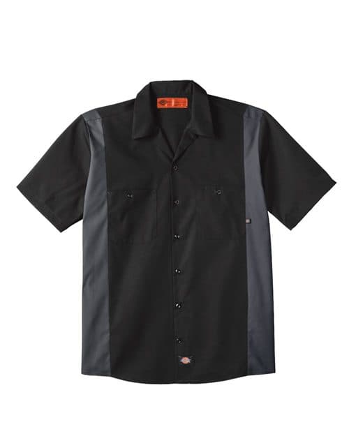 Dickies Men's Tall Industrial Colorblocked Short Sleeve Shirt