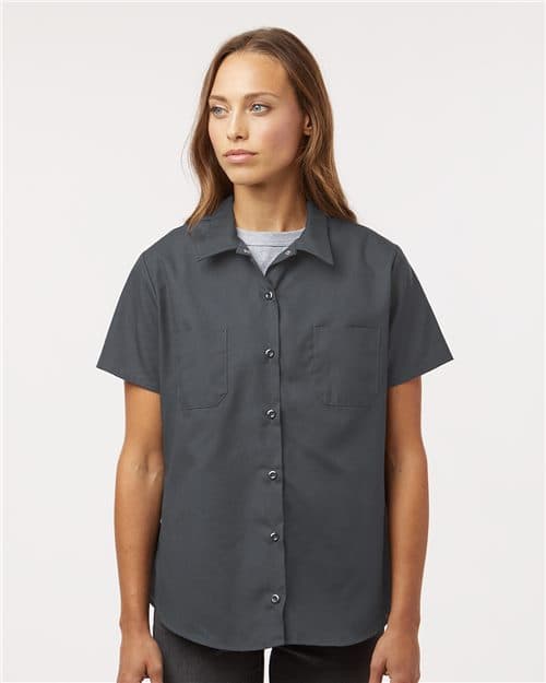 Dickies Women's Industrial Short Sleeve Work Shirt