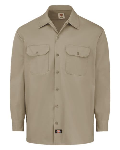 Dickies Men's Heavyweight Cotton Long Sleeve Shirt