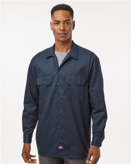 Dickies Men's Long Sleeve Work Shirt