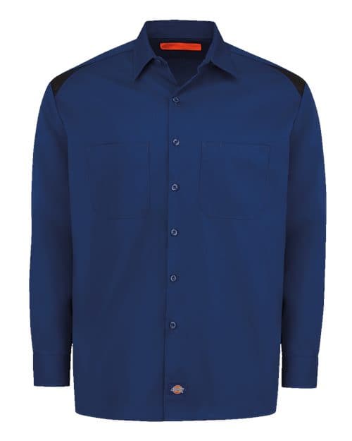 Dickies Men's Tall Long Sleeve Performance Team Shirt