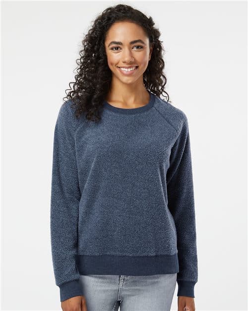 Boxercraft Women's Fleece Out Crewneck Pullover