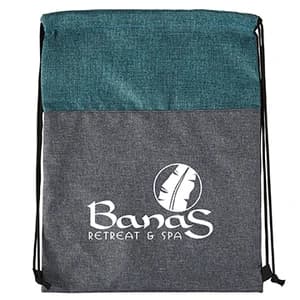 Heathered N’ Jute Drawstring Backpack