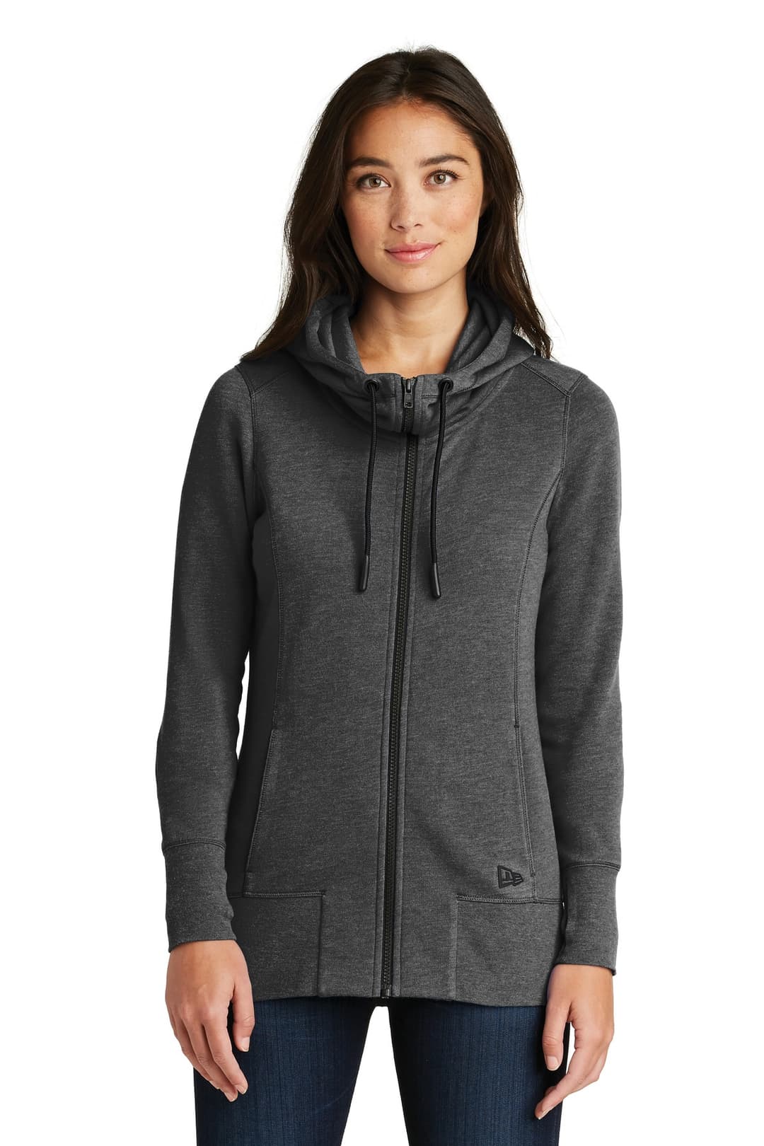 New Era ® Women's Tri-Blend Fleece Full-Zip Hoodie