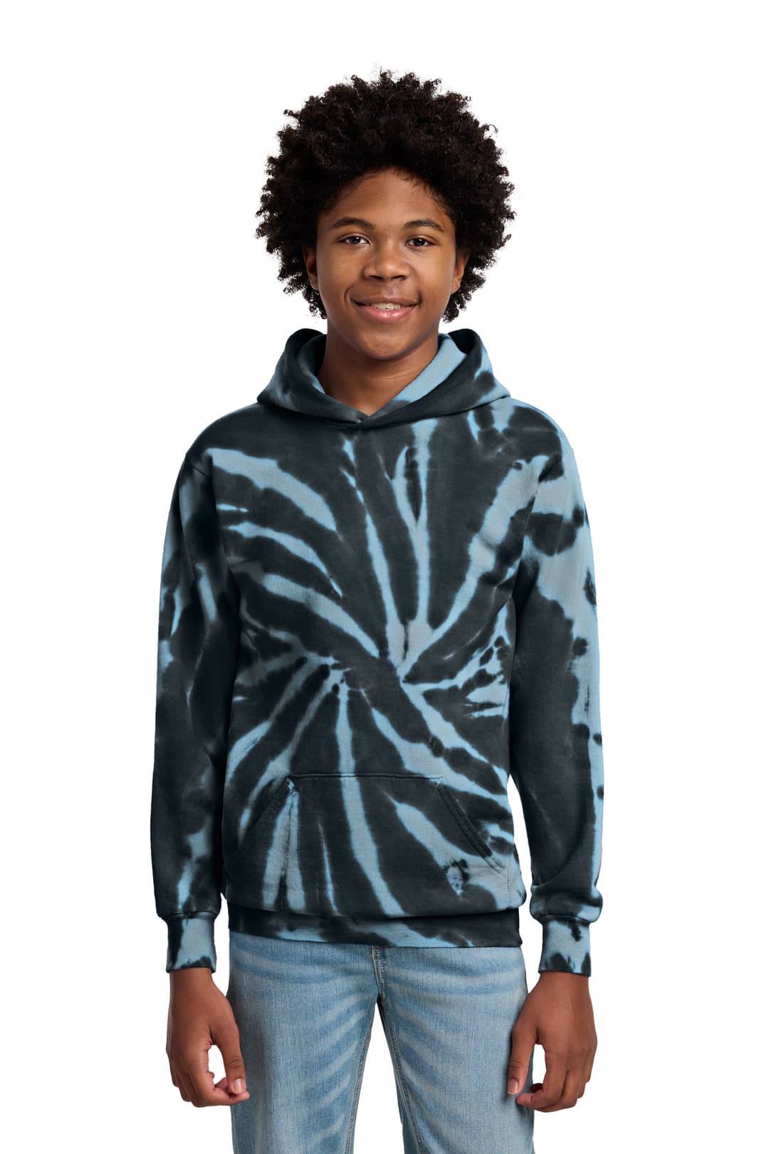 Port & Co® Youth Tie-Dye Pullover Hooded Sweatshirt