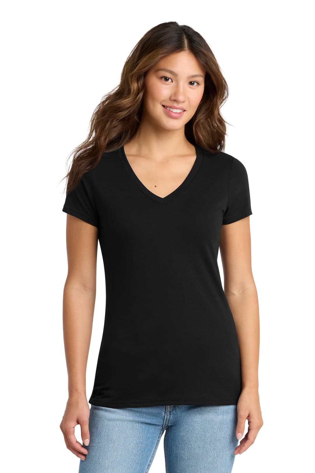 Port & Co® Women's Tri-Blend V-Neck Tee