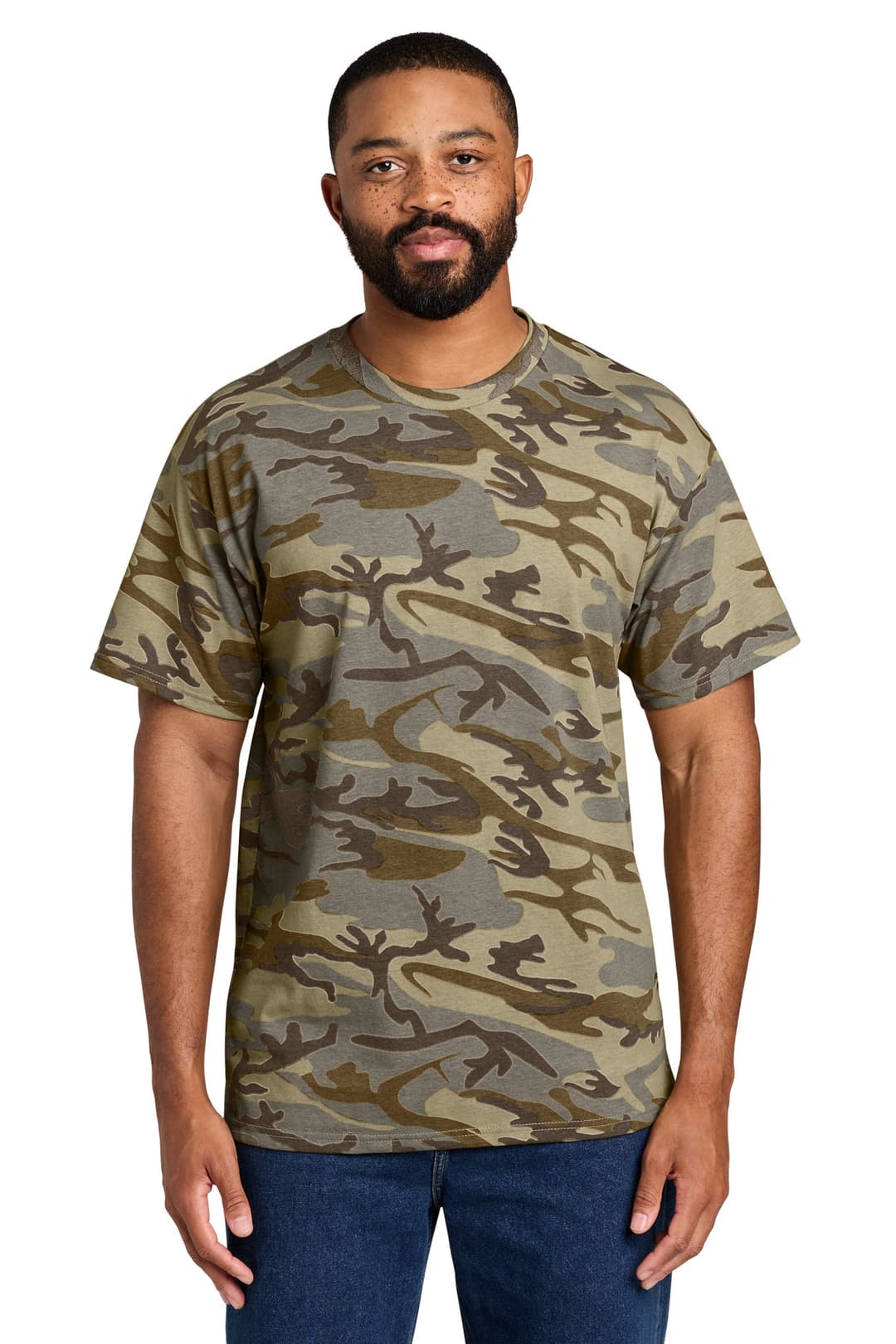 Port & Co® Core Cotton Camo Tee