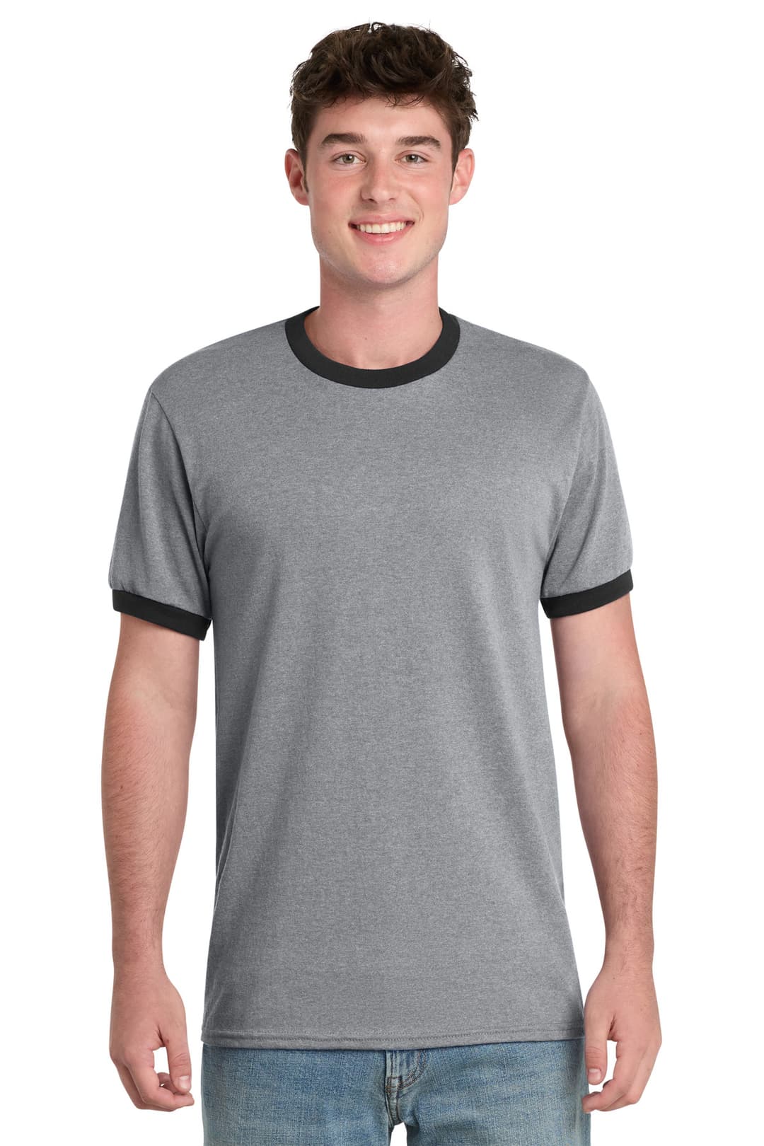 Port & Co® Core Cotton Ringer Tee