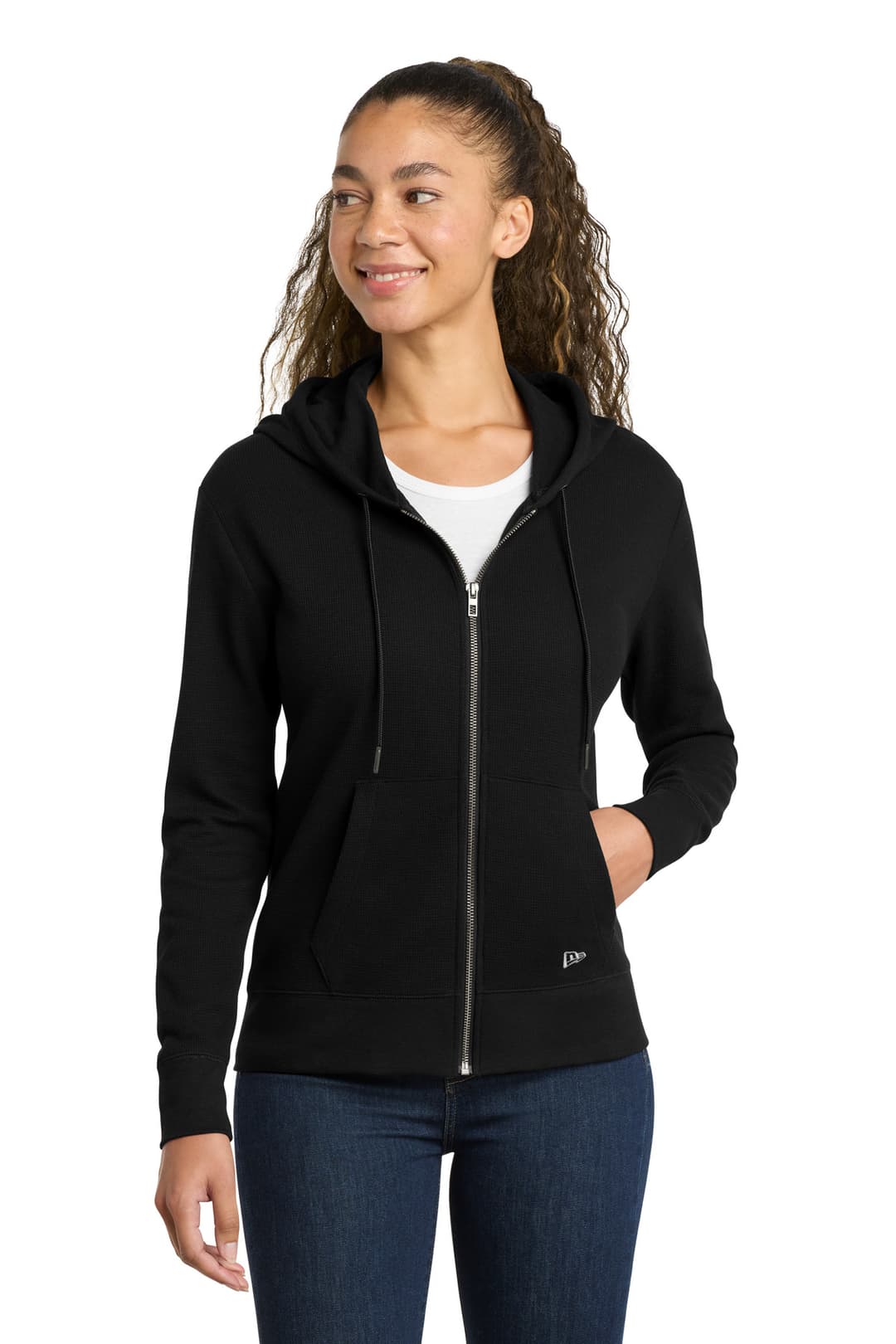 New Era® Women's Thermal Full-Zip Hoodie