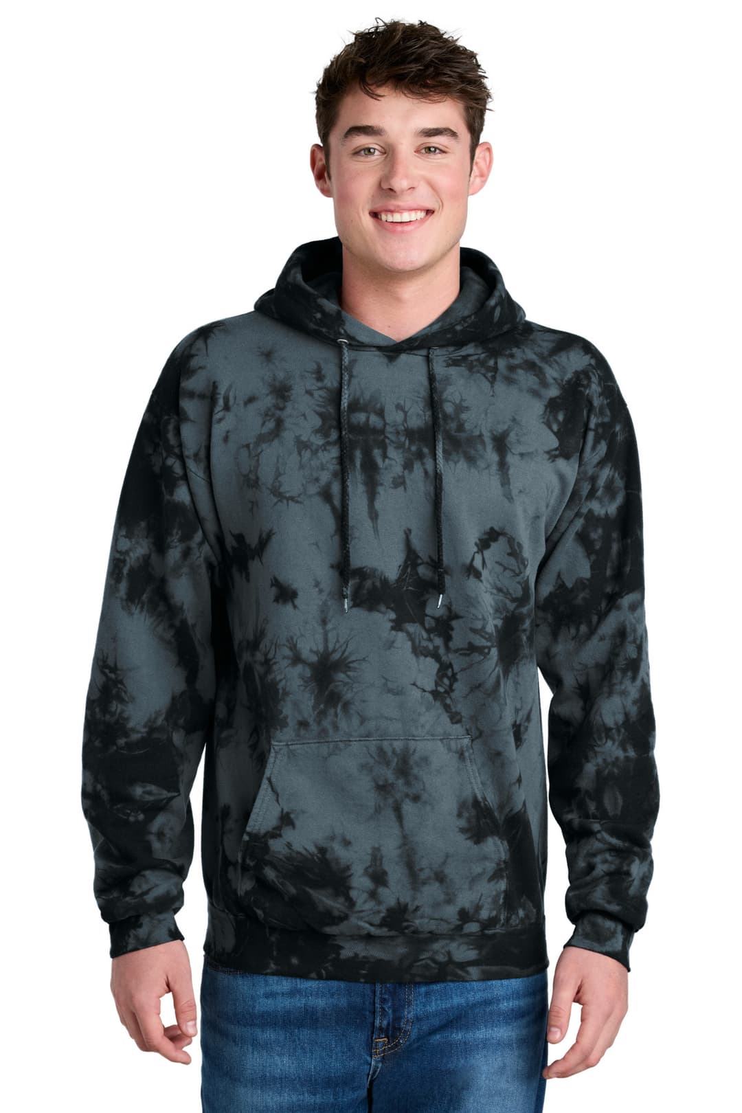 Port & Co® Crystal Tie-Dye Pullover Hoodie