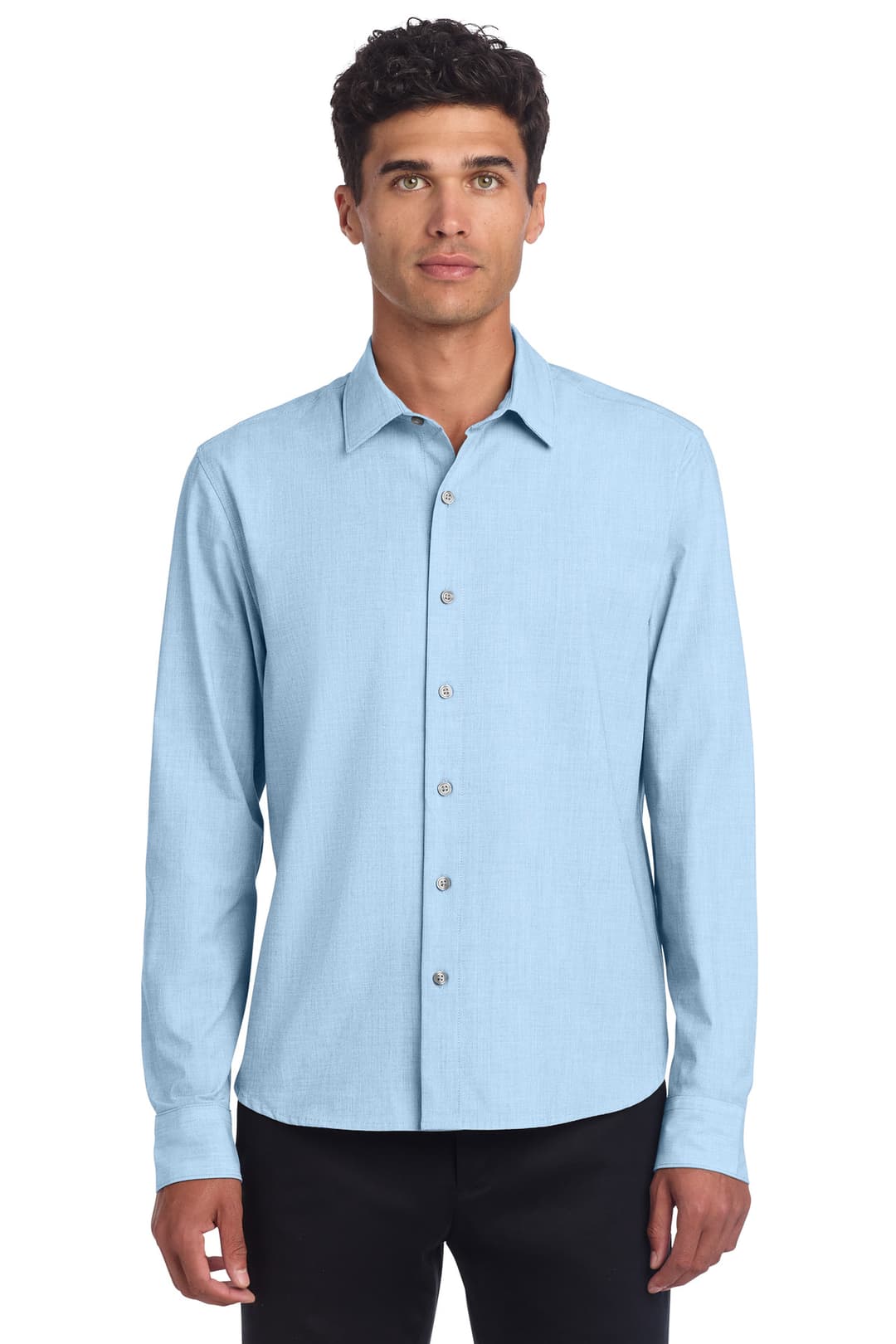 Mercer+Mettle® Long Sleeve Stretch Woven Shirt