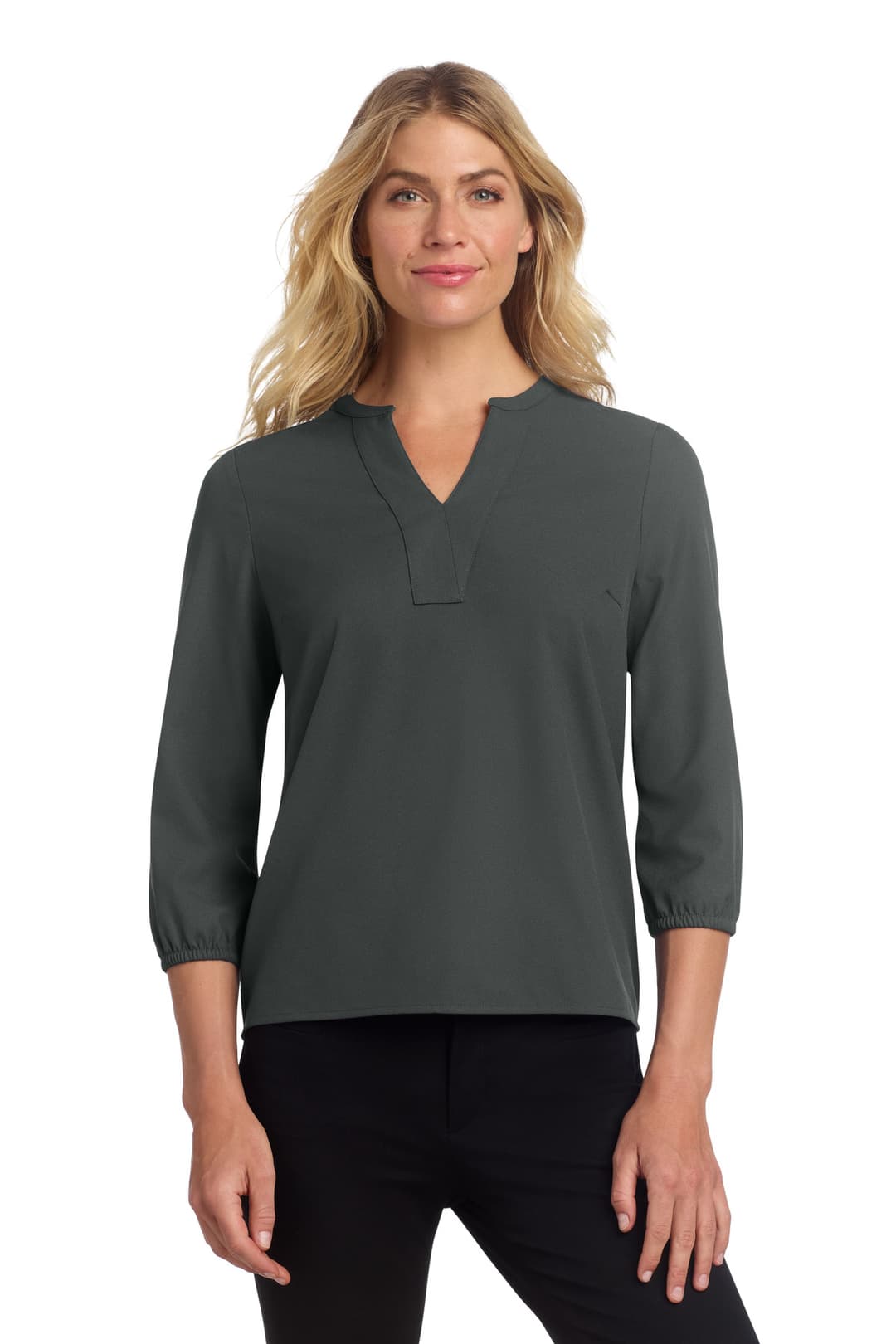 Mercer+Mettle® Women's Stretch Crepe 3/4-Sleeve Blouse