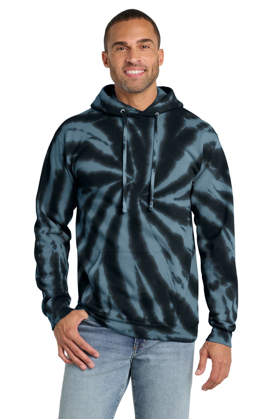 Port & Co® Tie-Dye Pullover Hooded Sweatshirt