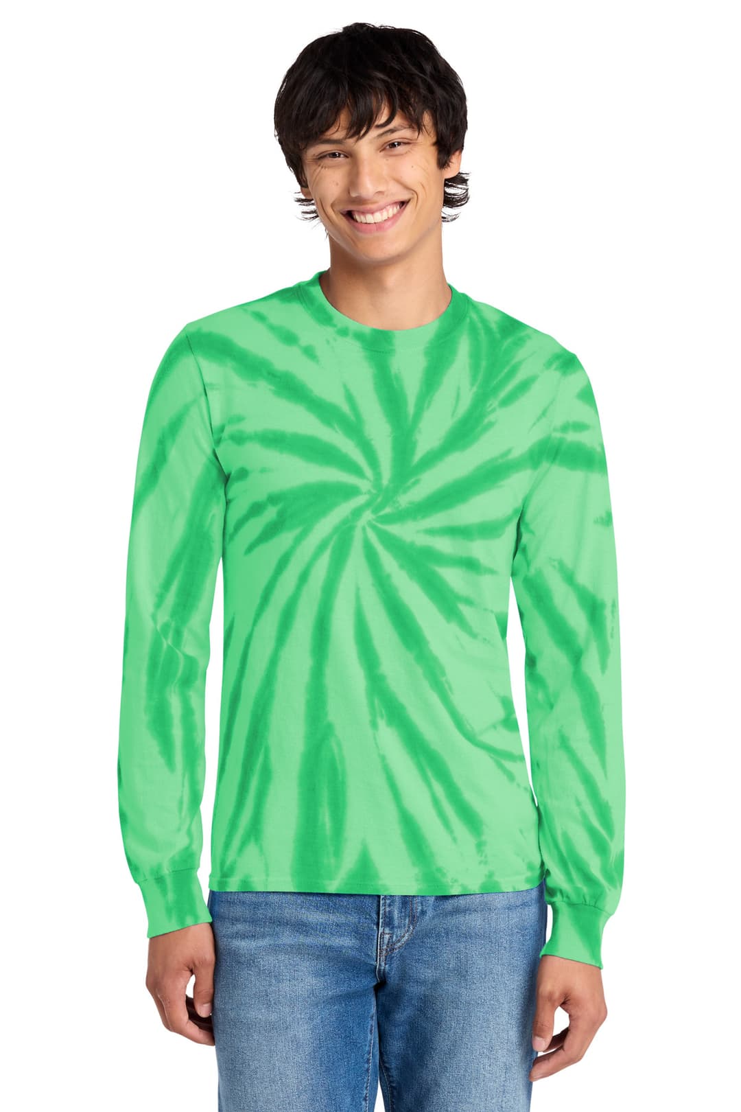 Port & Co® Tie-Dye Long Sleeve Tee