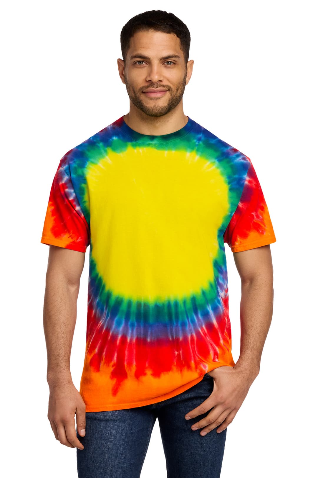 Port & Co® Window Tie-Dye Tee