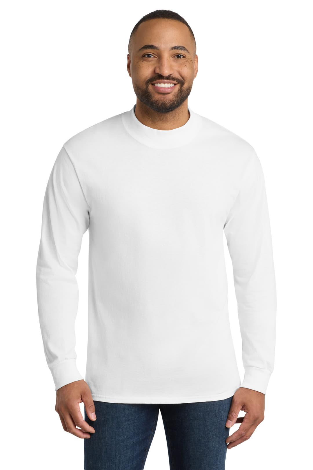 Port & Co® Essential Mock Turtleneck