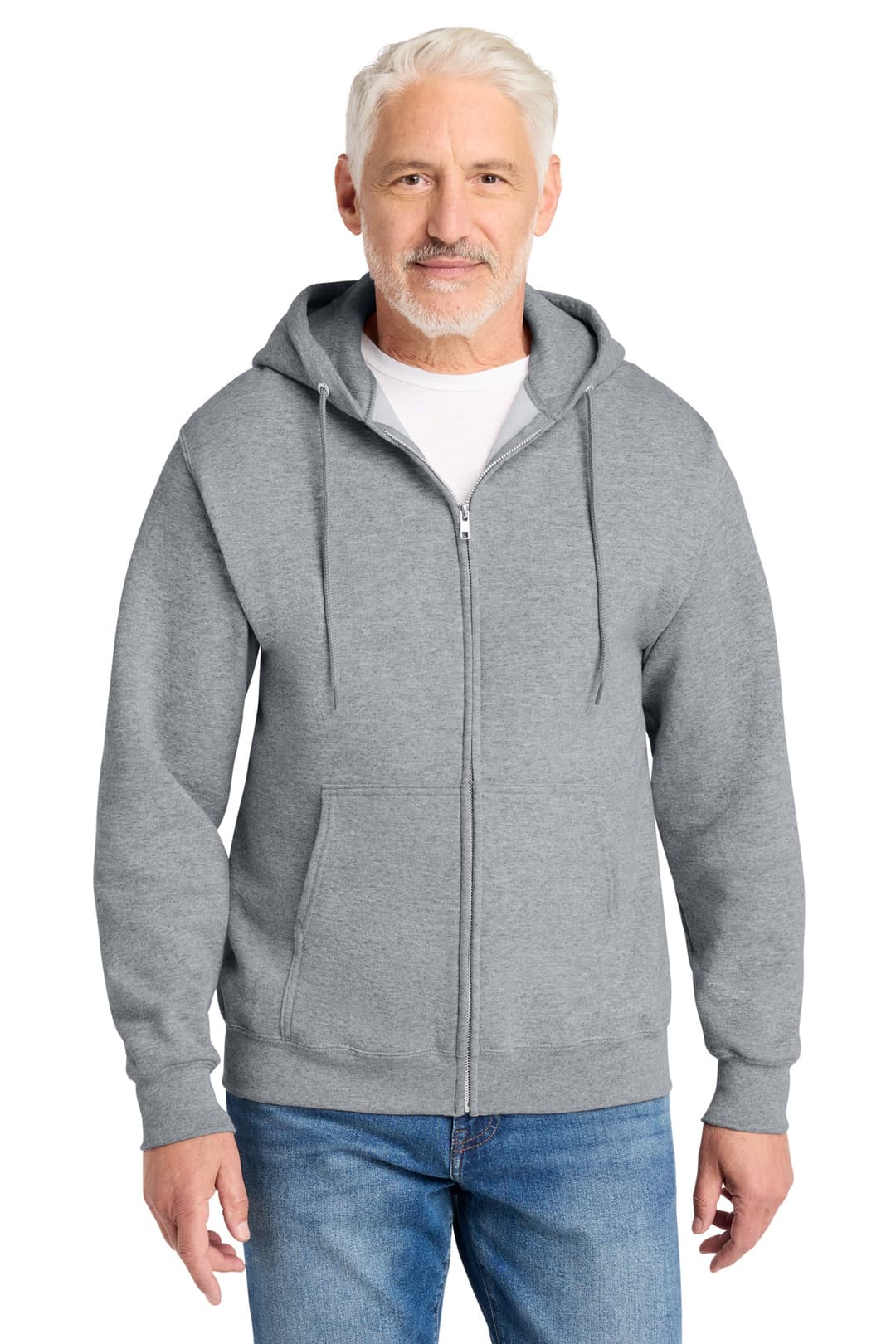 Port & Co® Core Fleece Full-Zip Hooded Sweatshirt