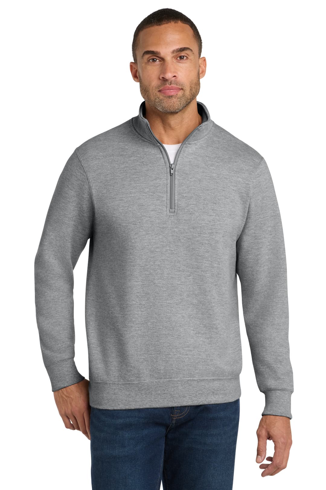 Port & Co® Fan Favorite Fleece 1/4-Zip Pullover Sweatshirt
