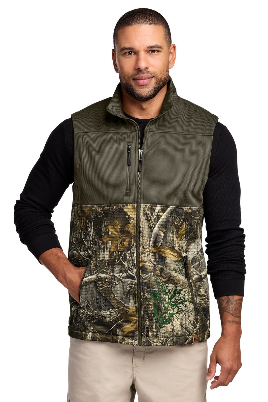 Russell Outdoors™ Realtree® Atlas Colorblock Soft Shell Vest