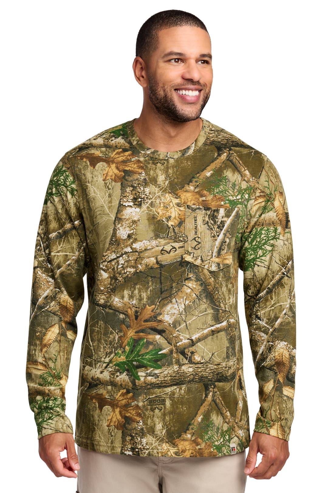 Russell Outdoors™ Realtree® Long Sleeve Pocket Tee