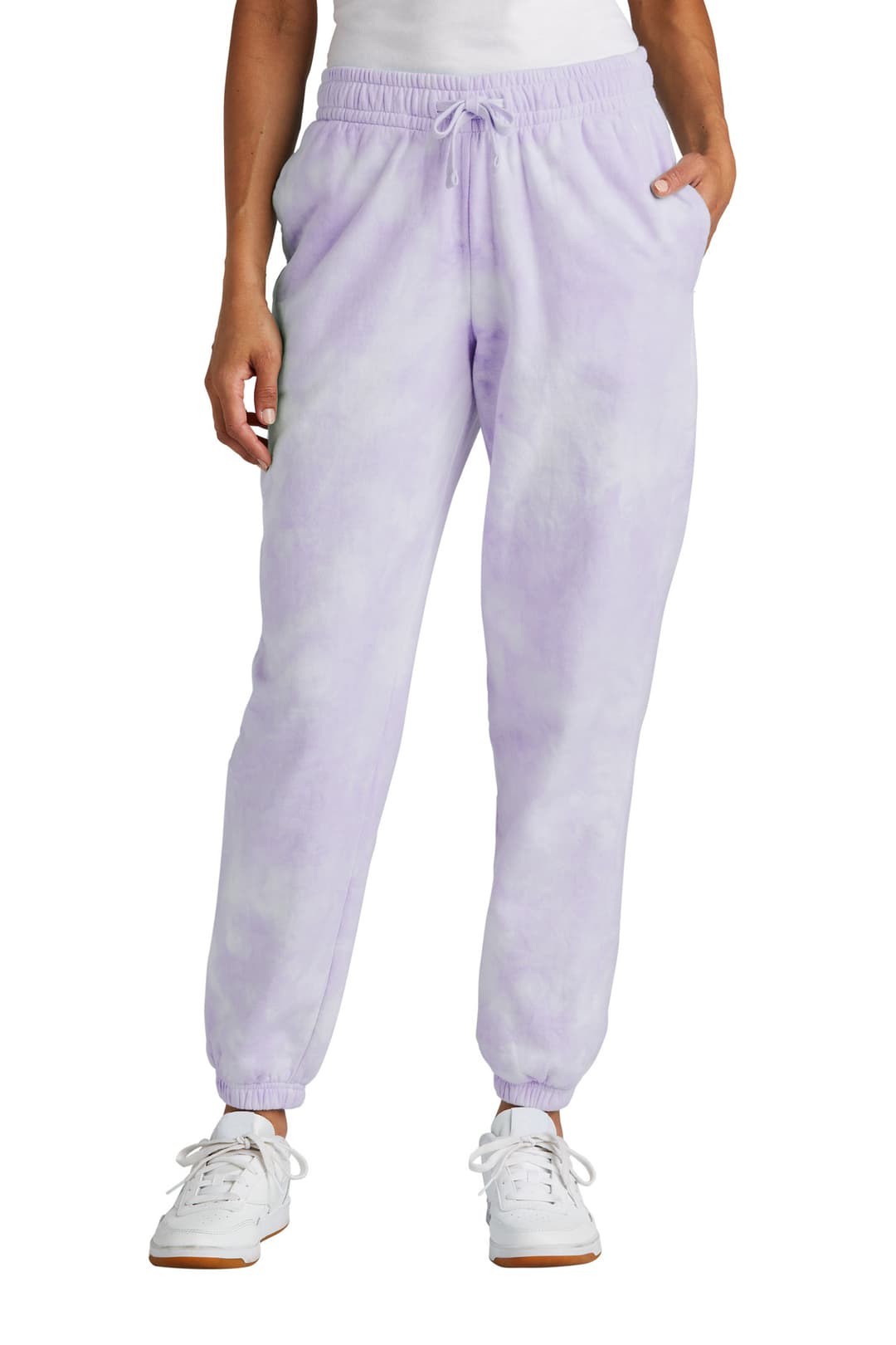 Port & Co® Women's Beach Wash® Cloud Tie-Dye Sweatpant