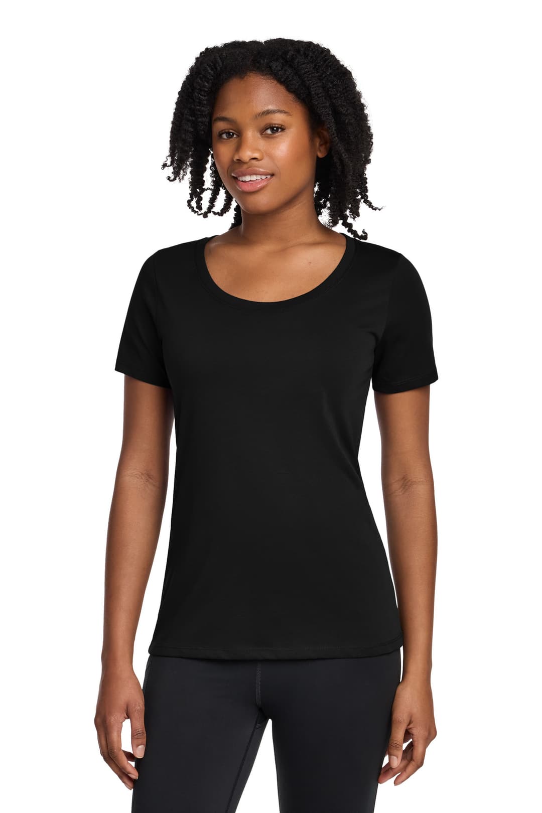 Nike Women's Dri-FIT Cotton/Poly Scoop Neck Tee