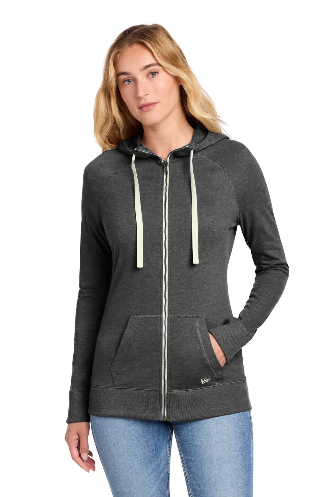 New Era® Women's Sueded Cotton Blend Full-Zip Hoodie