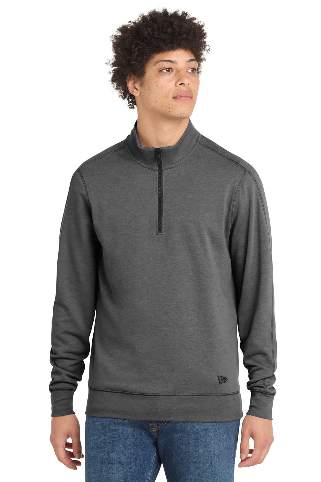 New Era ® Tri-Blend Fleece 1/4-Zip Pullover