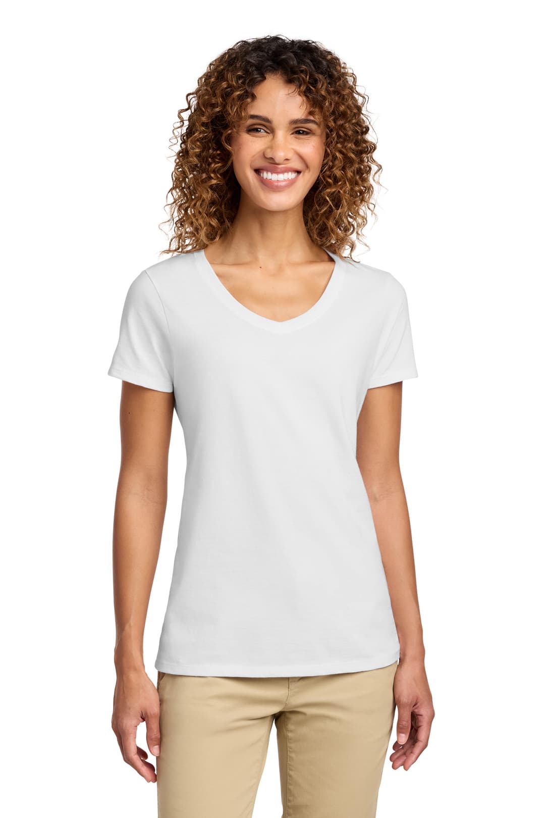 Port & Co® Women's Fan Favorite V-Neck Tee