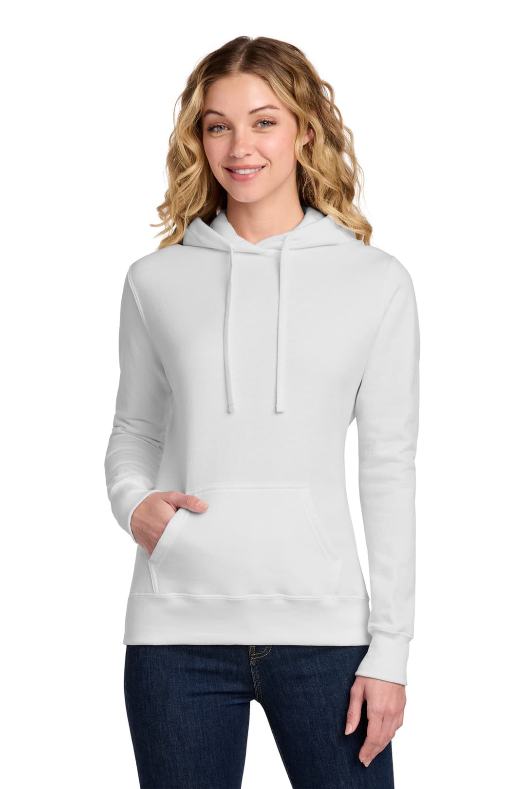Port & Co® Women's Core Fleece Pullover Hooded Sweatshirt