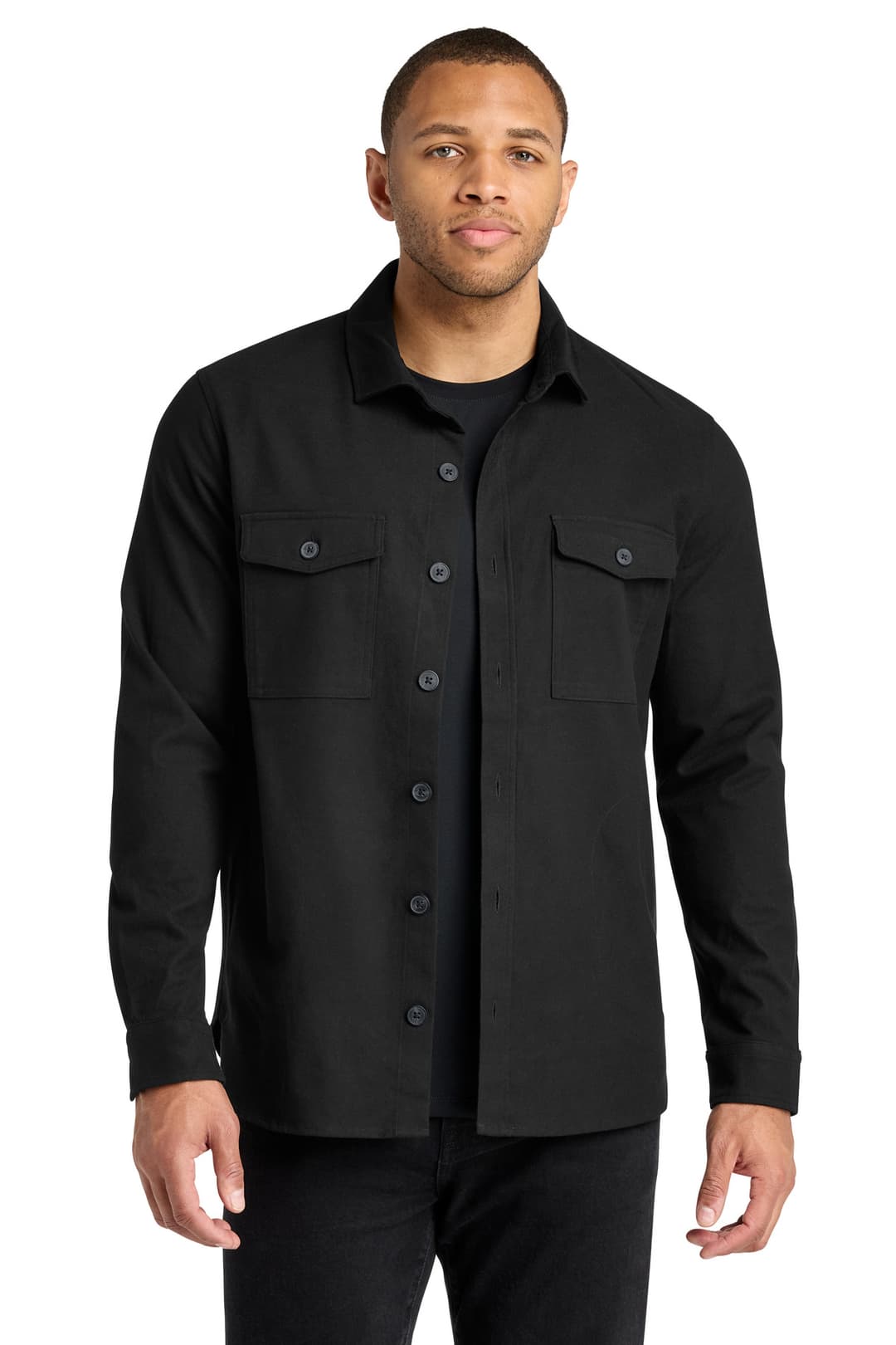 Mercer+Mettle® Long Sleeve Twill Overshirt