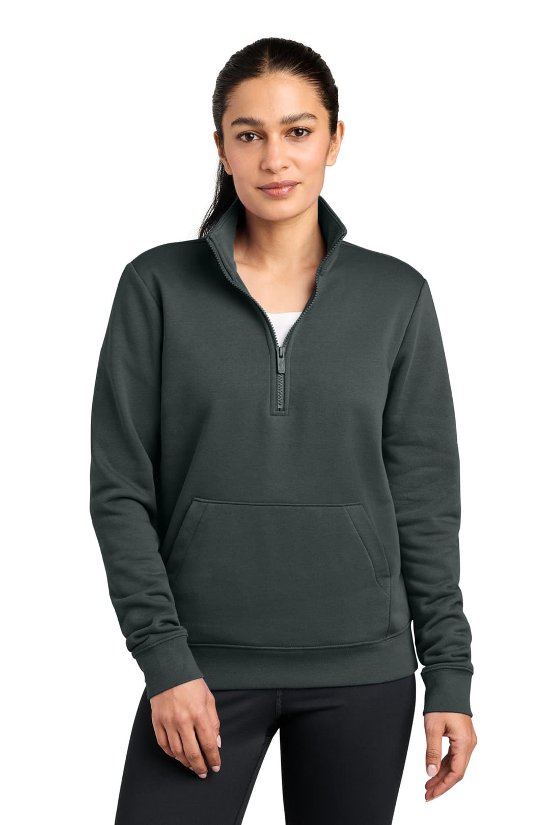 Nike Women's Club Fleece Sleeve Swoosh 1/2-Zip