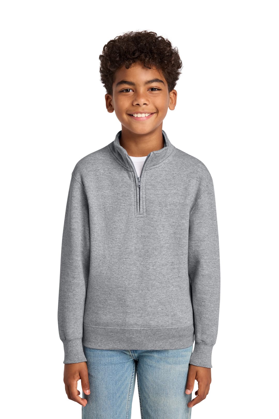 Port & Co® Youth Core Fleece 1/4-Zip Pullover Sweatshirt