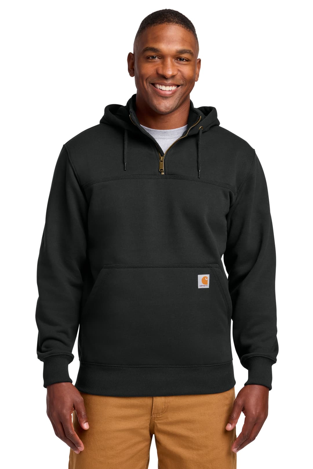 Carhartt ® Rain Defender ® Paxton Heavyweight Hooded Zip Mock Sweatshirt