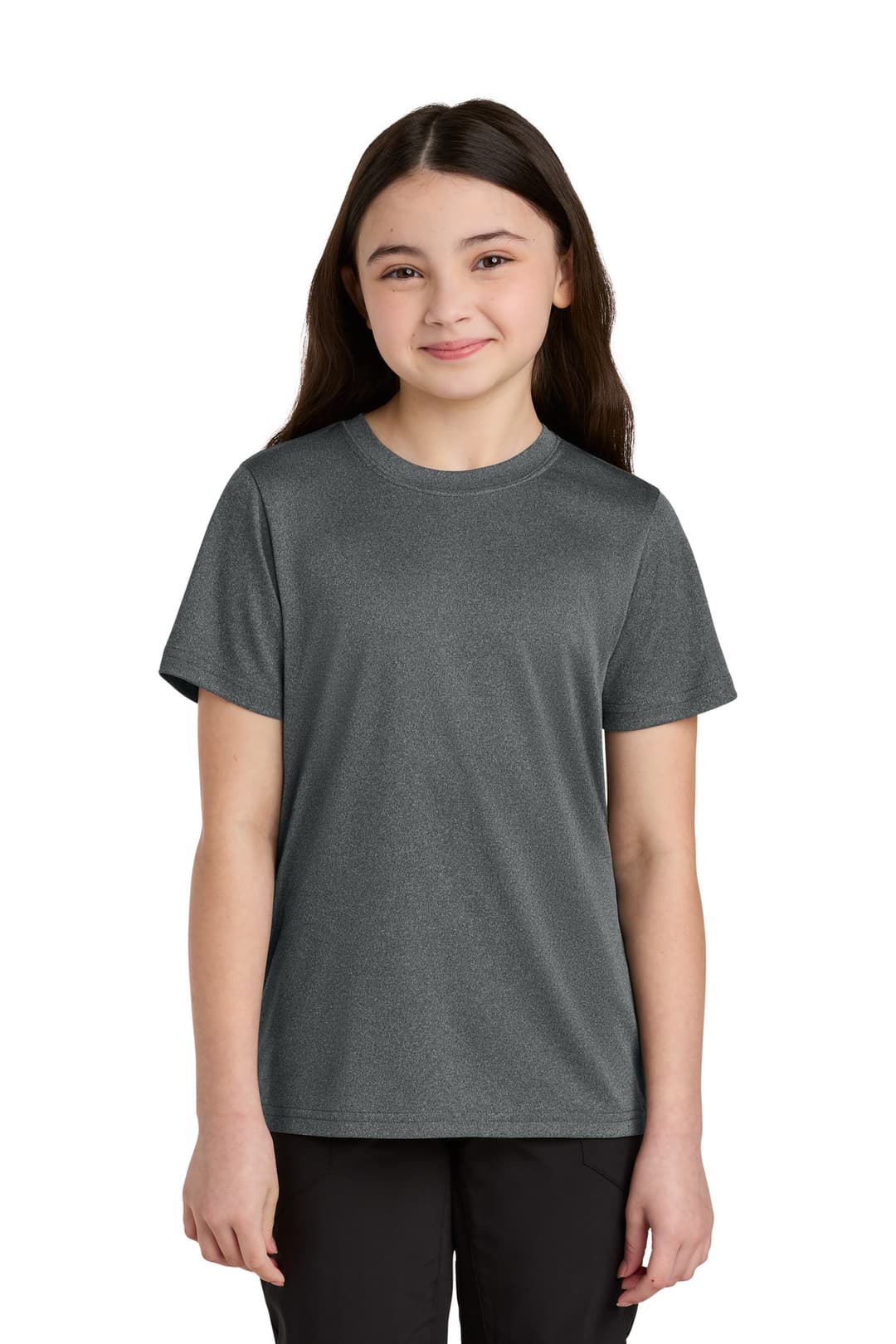Port & Co® Youth Heather Performance Tee