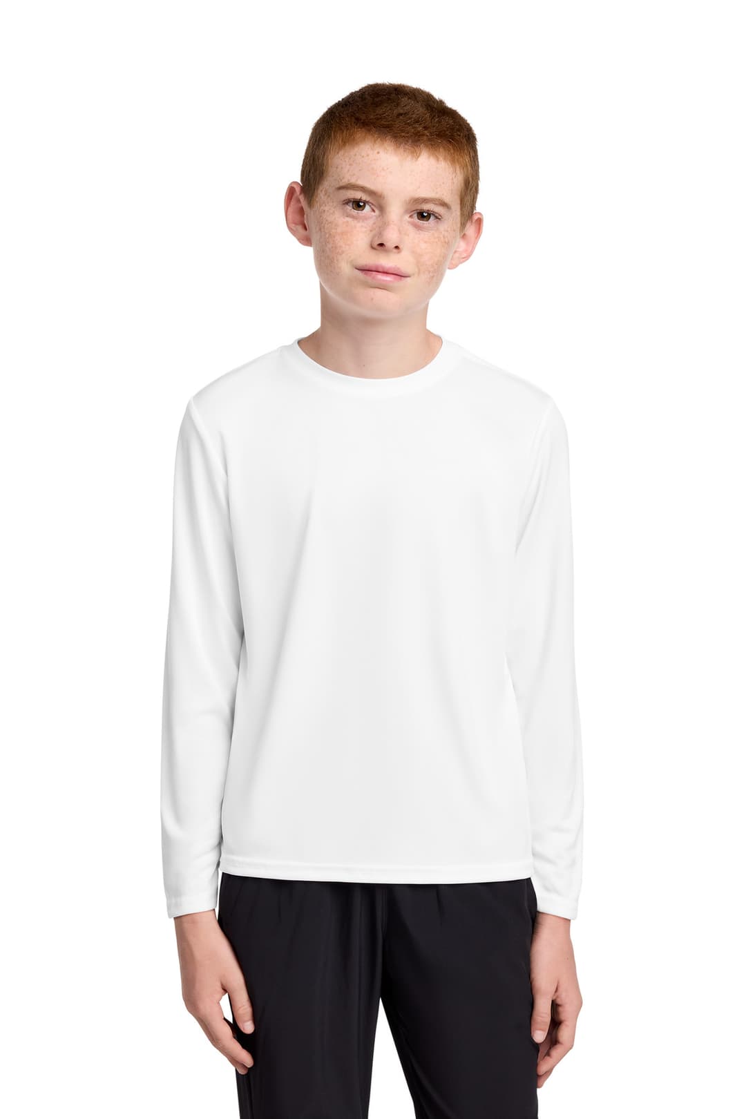Port & Co® Youth Long Sleeve Performance Tee
