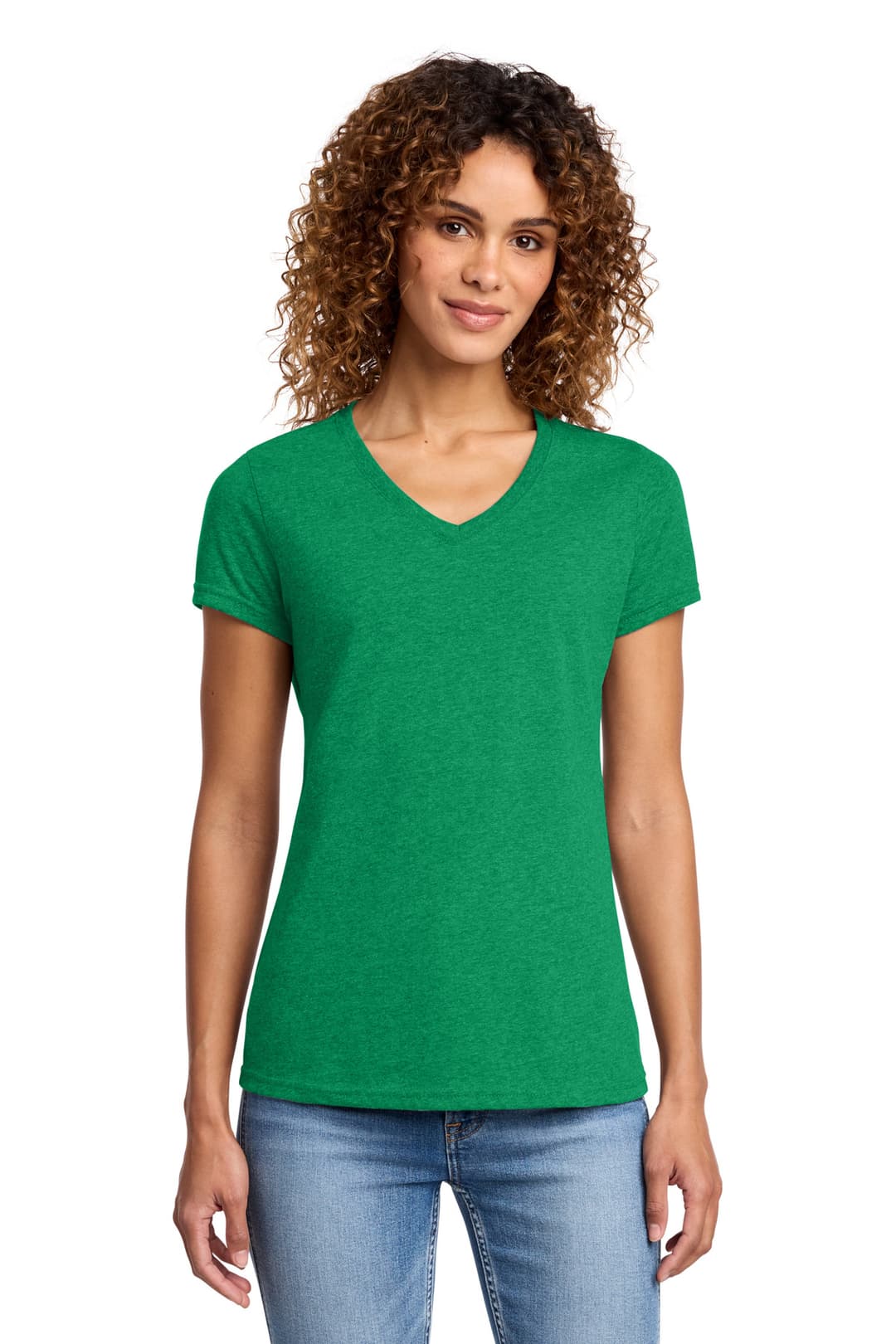 Port & Co® Women's Fan Favorite™ Blend V-Neck Tee