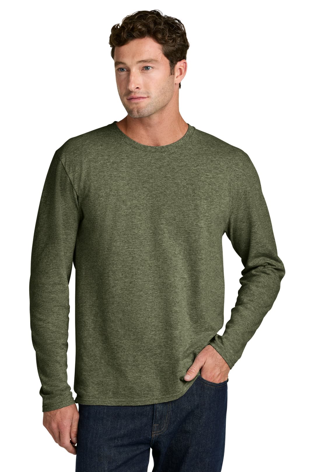 Port & Co® Easy Cotton Long Sleeve Tee