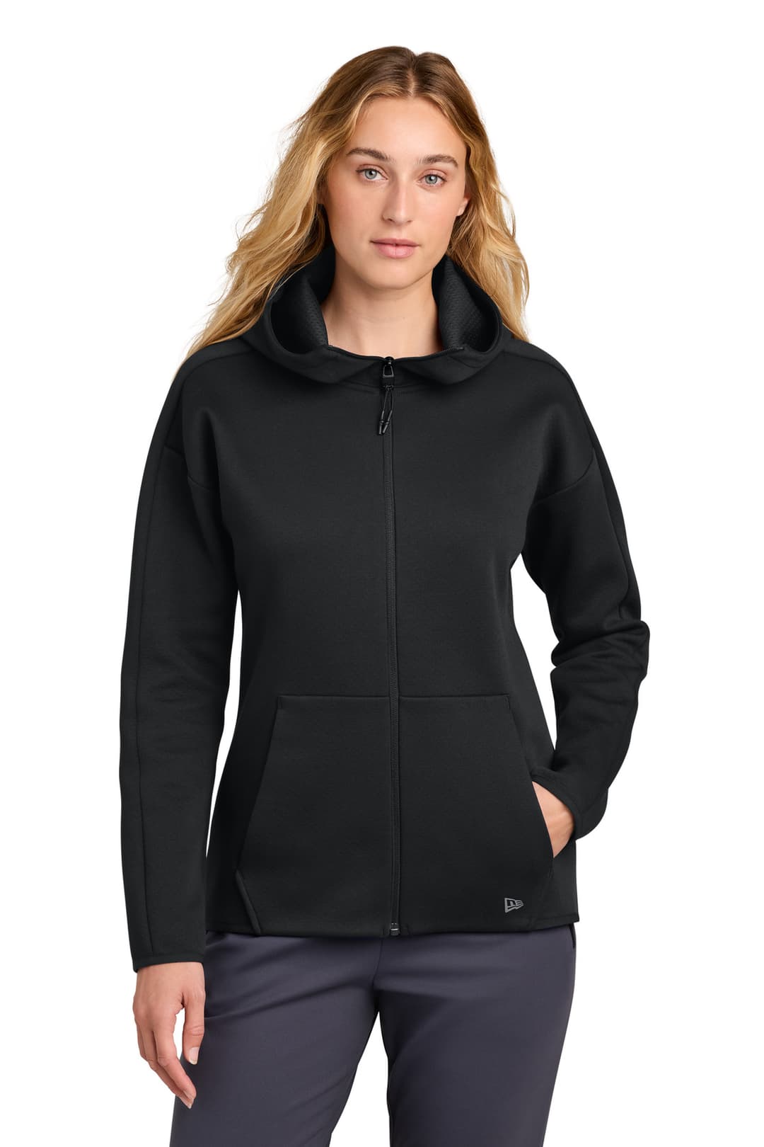New Era® Women's Double Back Full-Zip Hoodie