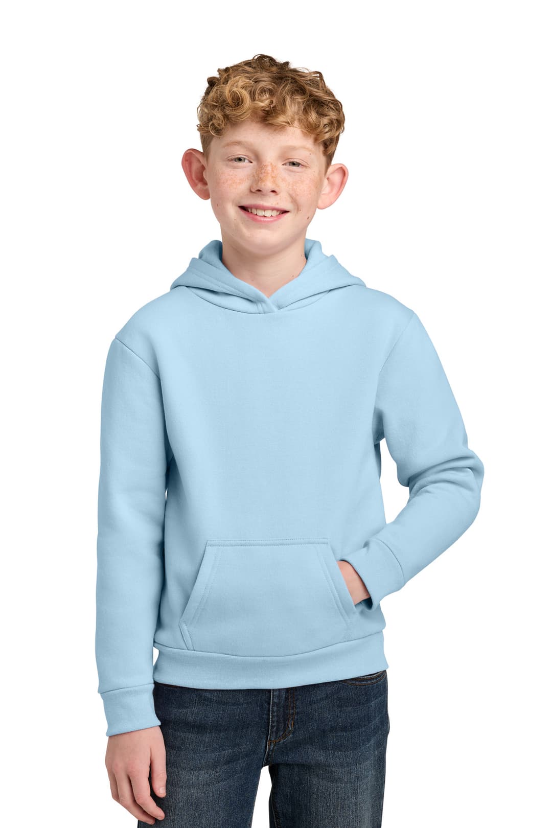 Port & Co® Youth Easy Fleece Pullover Hooded Sweatshirt