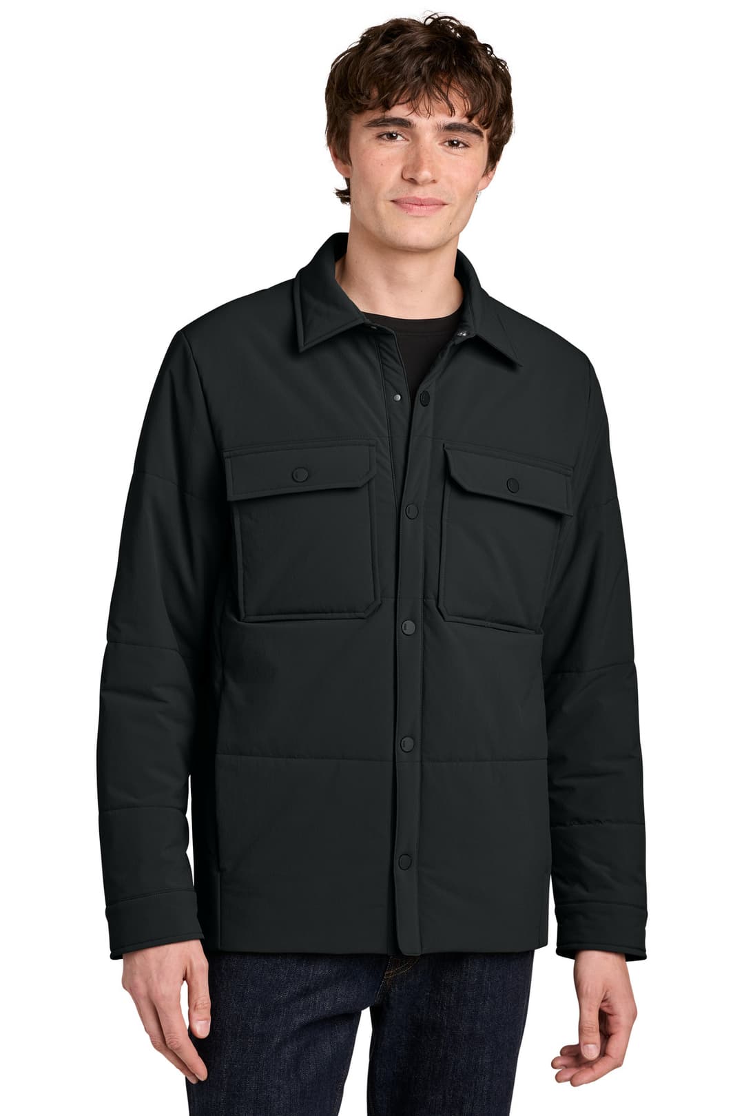 MiiR® Sashiko Stretch Puffy Shacket