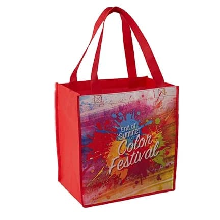 Sublimated Non-Woven Grocery Tote