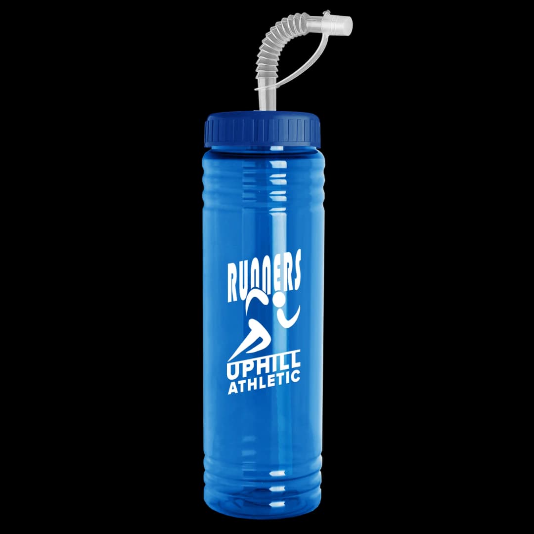 Slim Fit Bottle with Straw Lid - 24 oz.
