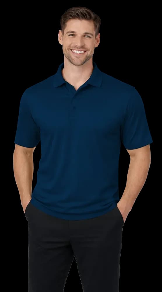 Blue Generation Men's Avenger Short-Sleeve Polo