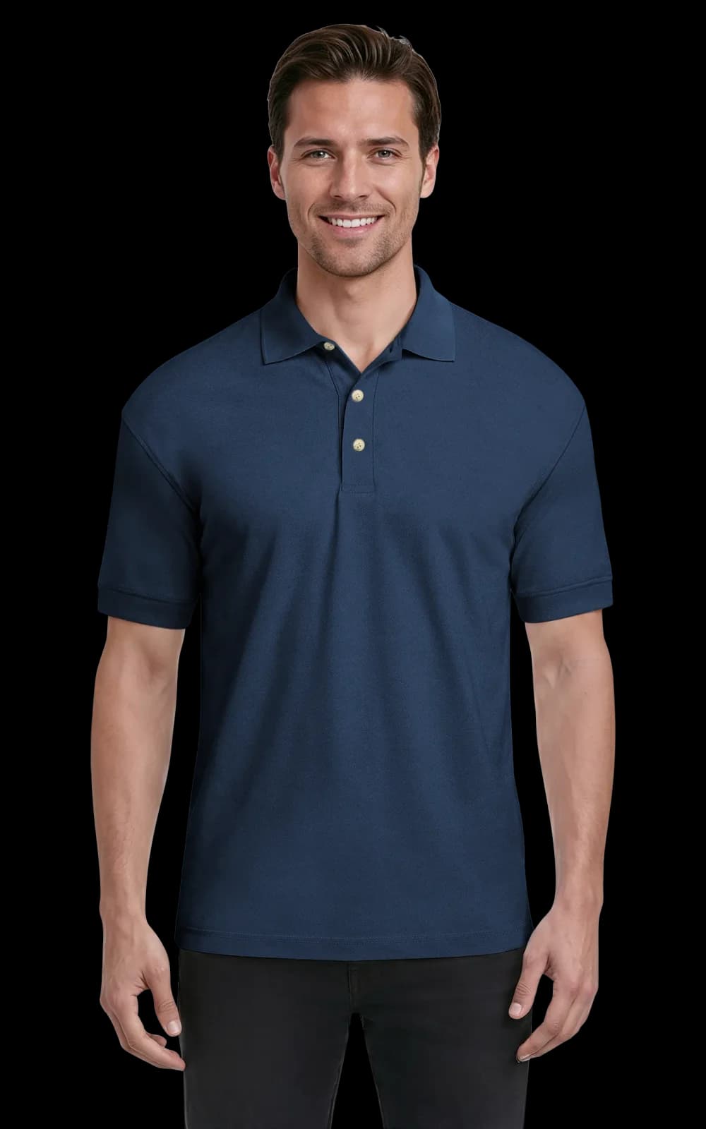 Blue Generation Men's Superblend Short-Sleeve Polo