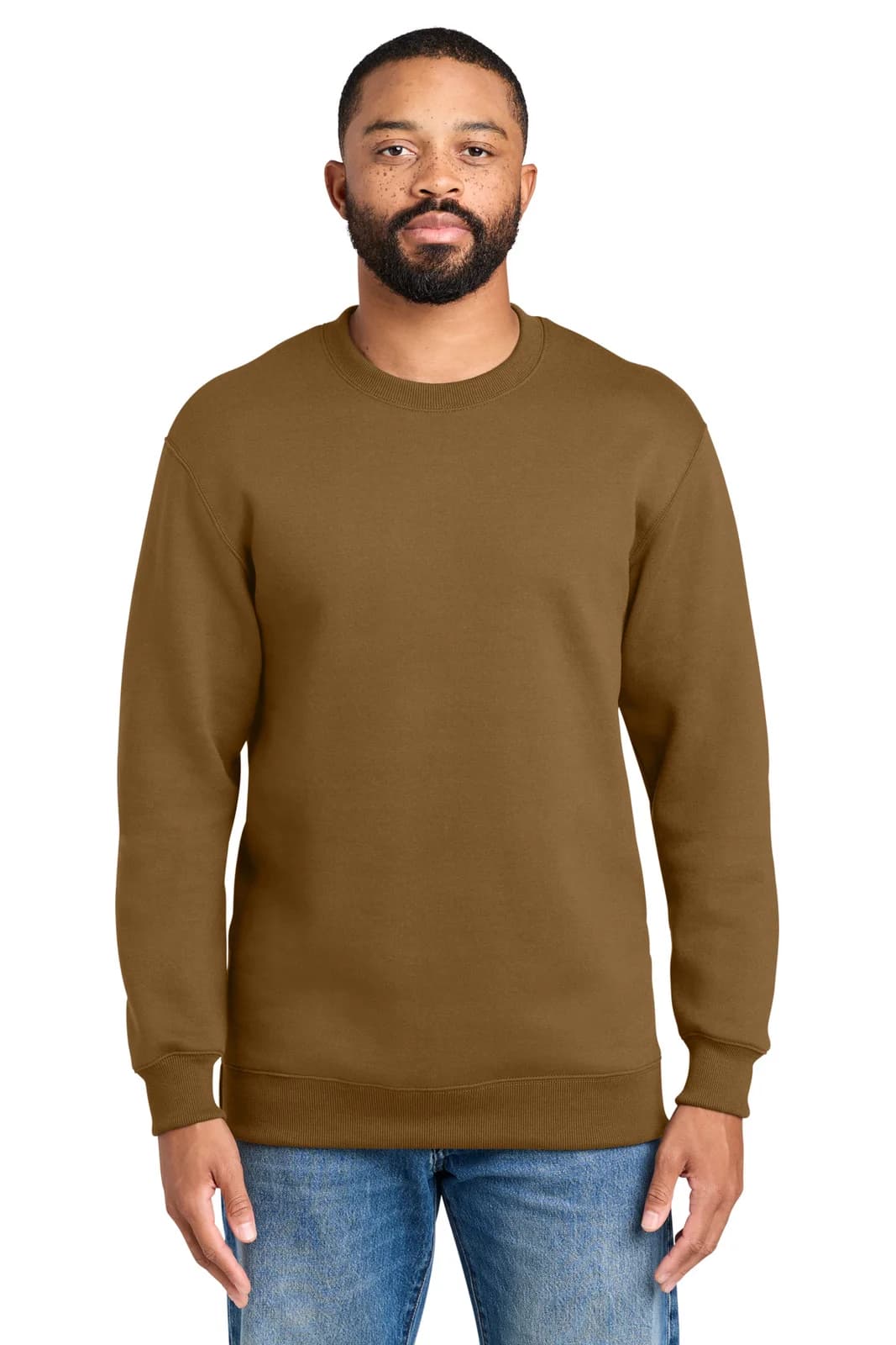 Port & Co® Foundation Fleece Pullover Crewneck Sweatshirt