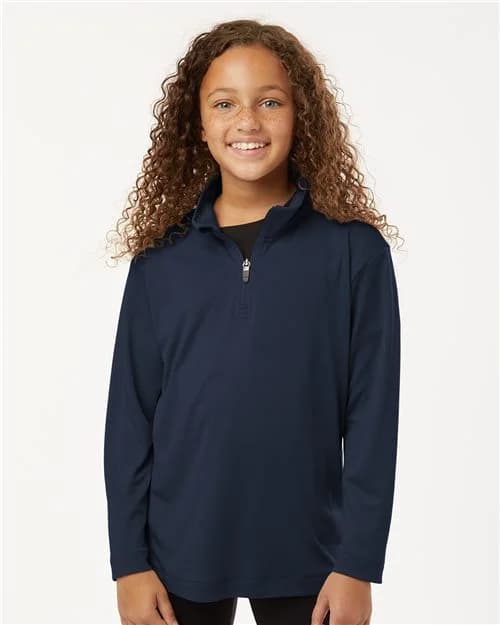 AllPro Youth Pro-Lock Performance Quarter-Zip Pullover